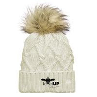 New Era Faux Fur Pom Beanie